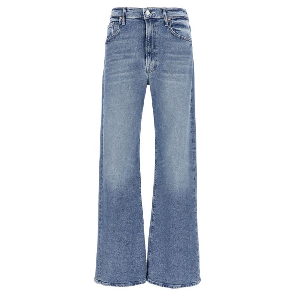 Mother Denim Blue Cotton High-Waisted Women's Jean